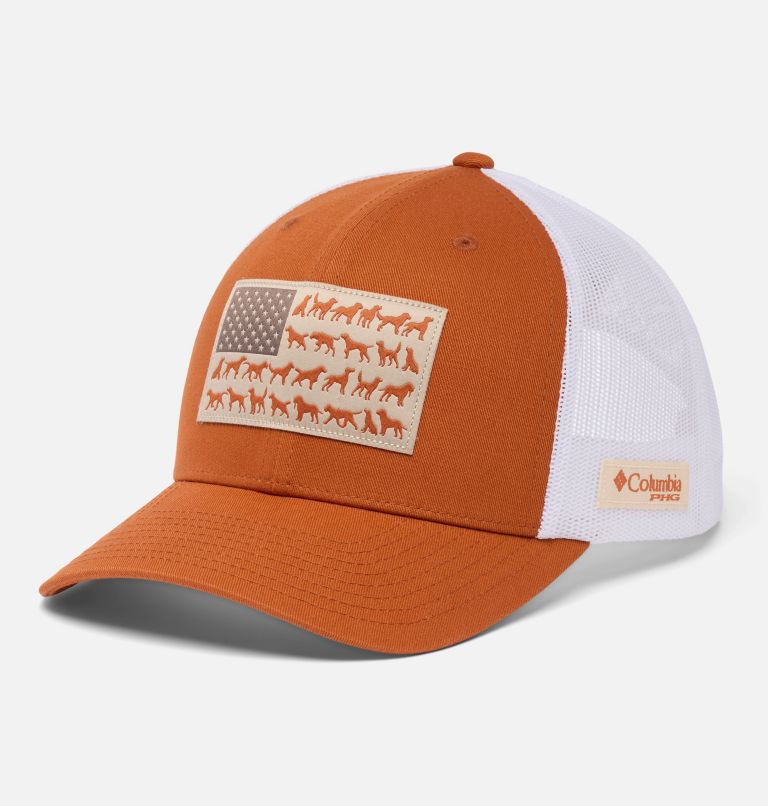 PHG Game Flag Mesh Snapback, Color: Cedar, White, Dog Flag, image 1