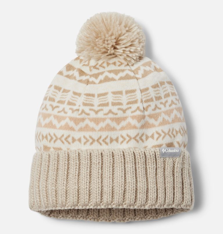 Sweater Weather Pom Beanie für Unisex, Color: Chalk Madras, image 1