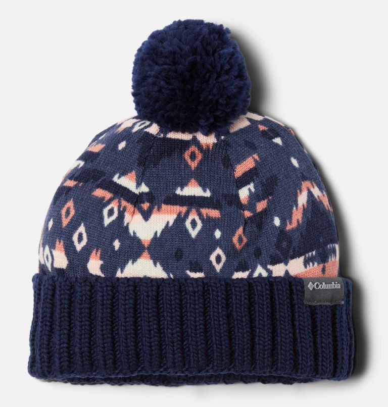 Sweater Weather Pom Beanie | 466 | O/S, Color: Nocturnal Rocky Mt, image 1