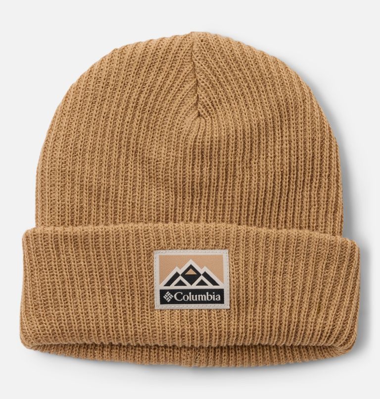 Kids' Whirlibird Cuffed Beanie, Color: Canoe, Mountains, image 1