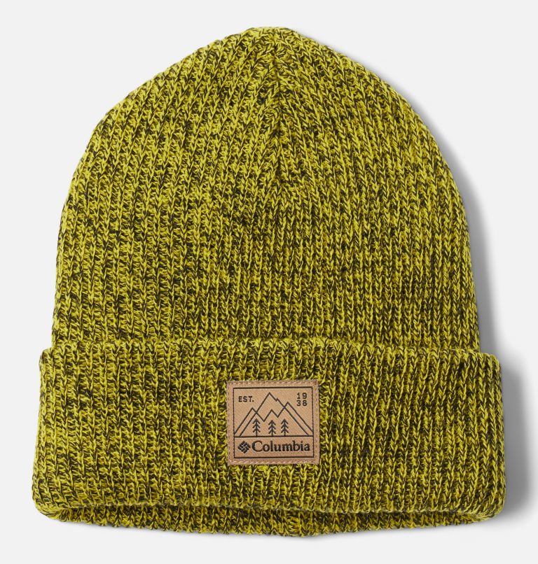 Thumbnail: Youth Whirlibird Cuffed Beanie | 716 | O/S, Color: Laser Lemon, Black Marled, image 1