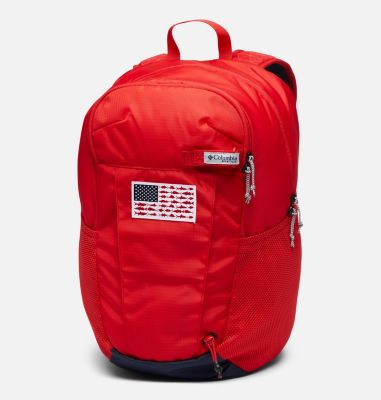 Columbia Sportswear Hydration Pack Padded Backpack No Bladder Red Gray  Black