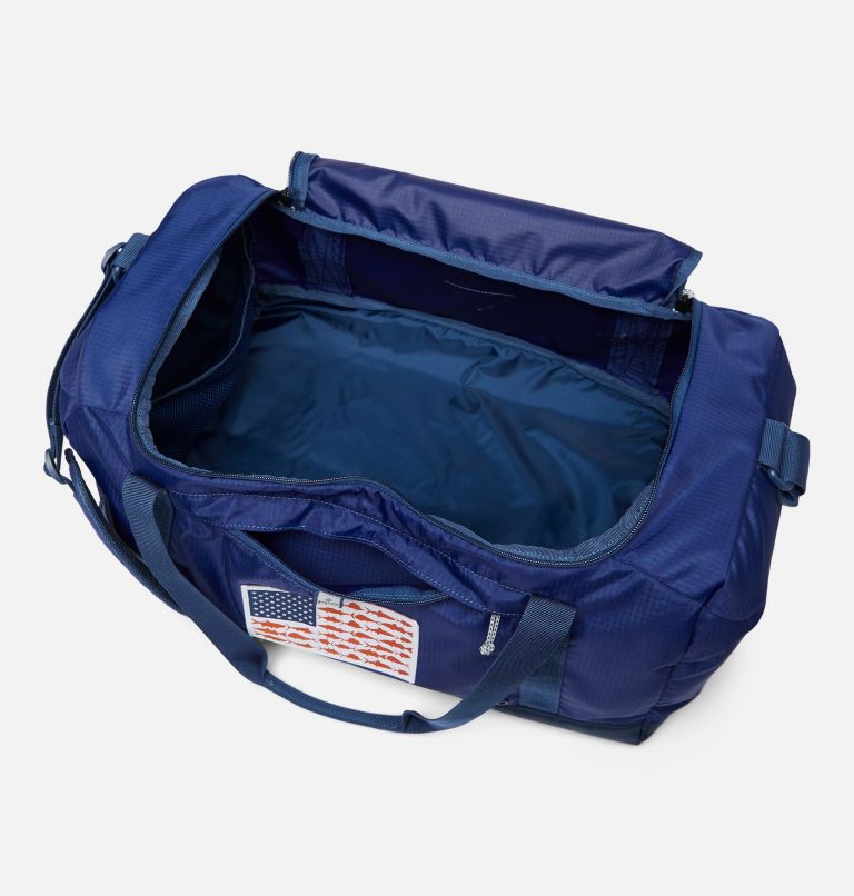 PFG Terminal Tackle 40L Duffle, Color: Carbon, Fish Flag, image 3