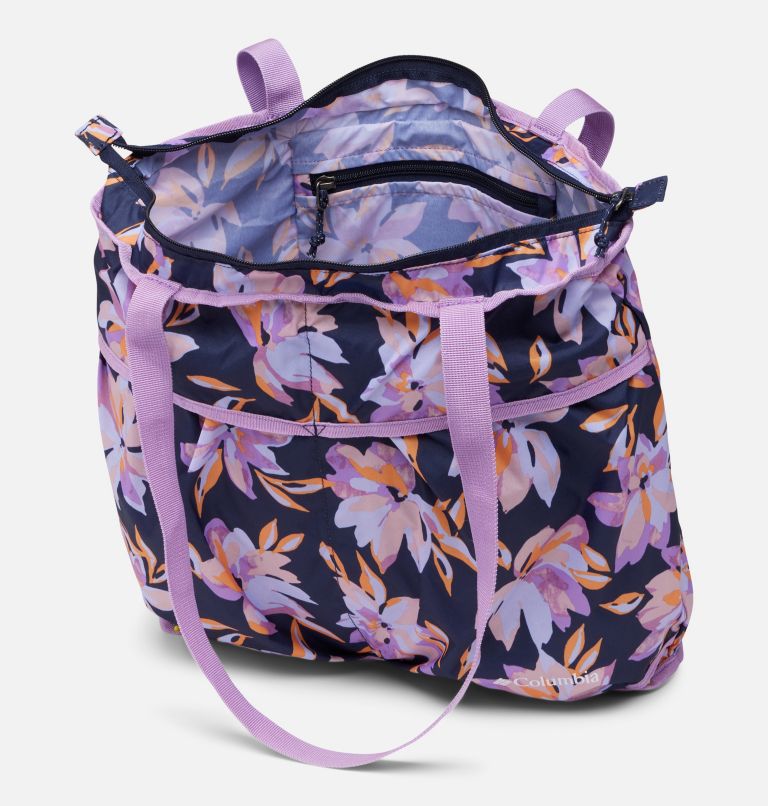 Lightweight Packable II 18L Tote | 472 | O/S, Color: Dark Nocturnal Poinsettia, image 3