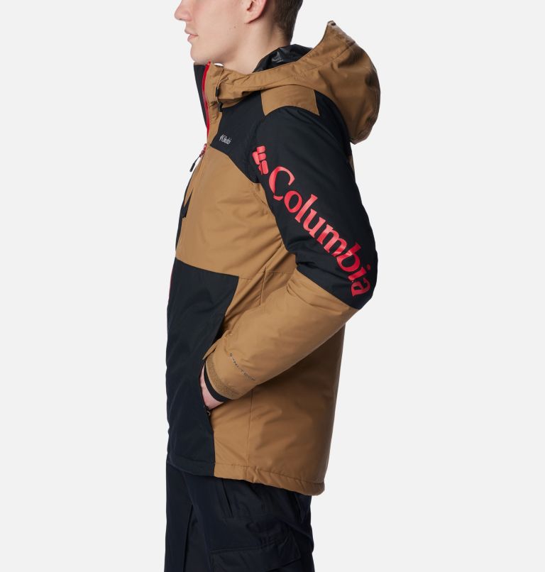 Men's Timberturner II Ski Jacket, Color: Black, Delta, image 3