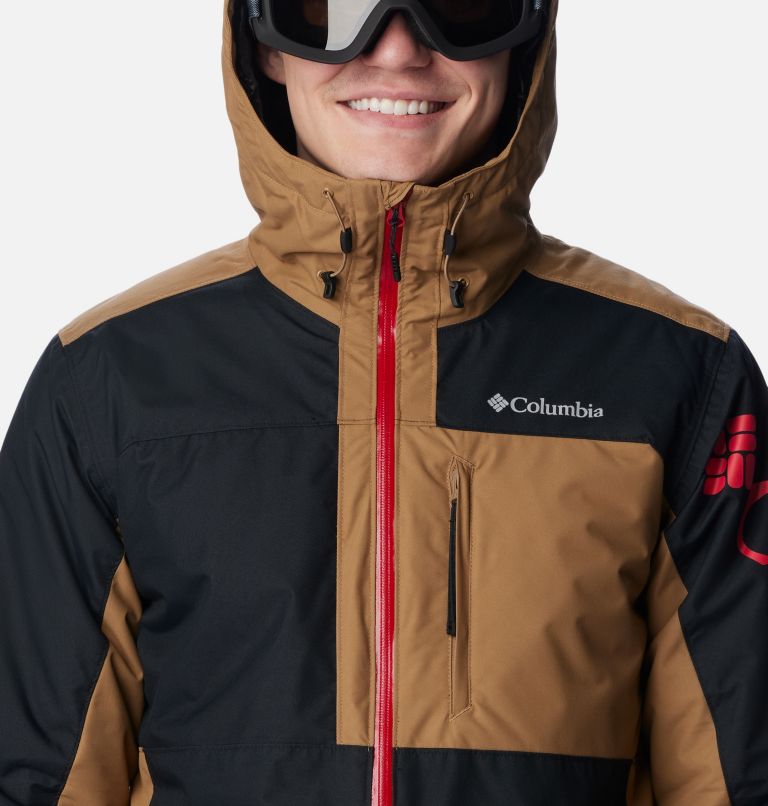 Men's Timberturner II Ski Jacket, Color: Black, Delta, image 4