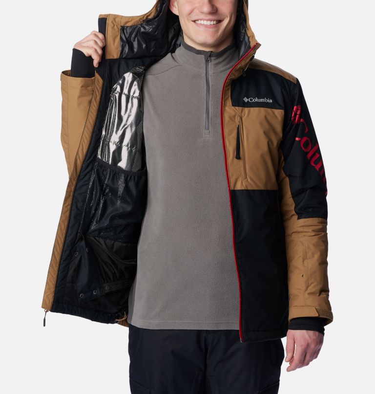 Men's Timberturner II Ski Jacket, Color: Black, Delta, image 5