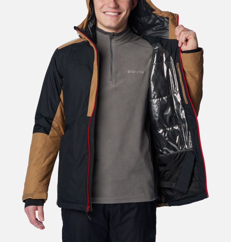 Men's Timberturner II Ski Jacket, Color: Black, Delta, image 6