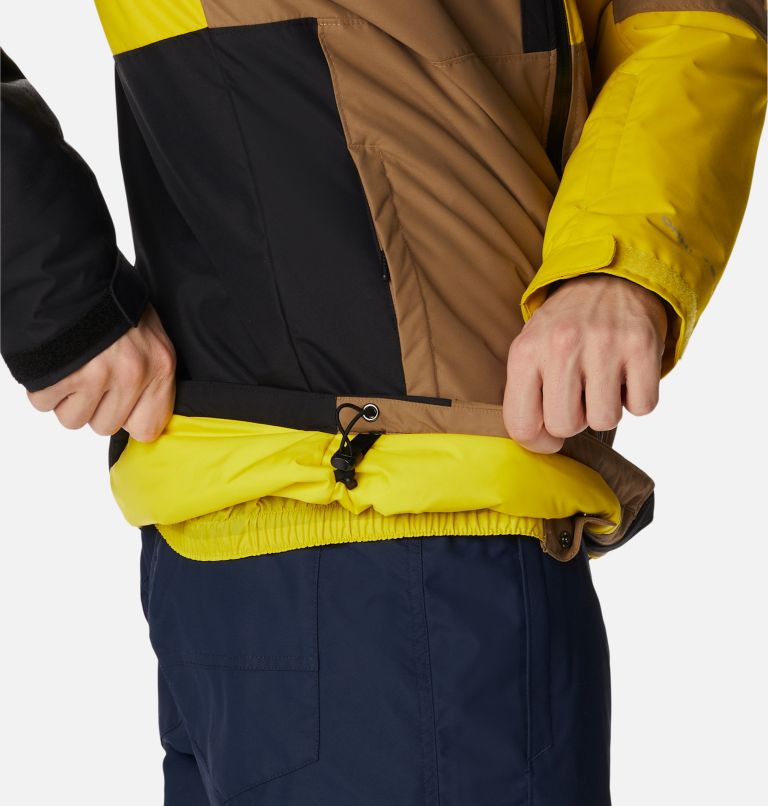 Men's Timberturner II Jacket, Color: Delta, Black, Laser Lemon, image 10