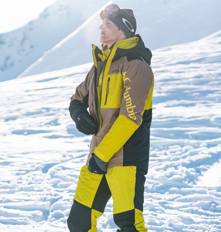 Timberturner II wasserdichte Ski-Jacke für Männer, Color: Delta, Black, Laser Lemon, image 15