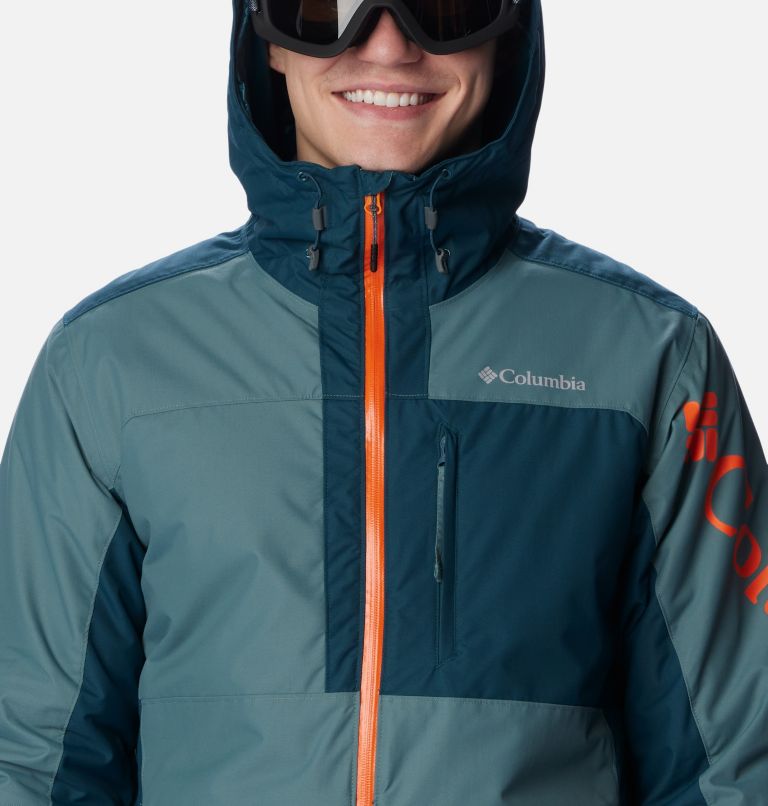 Columbia Timberturner Veste de Ski Homme Azure Blue, Collegiate Navy FR : L  (Taille Fabricant : L) : : Mode