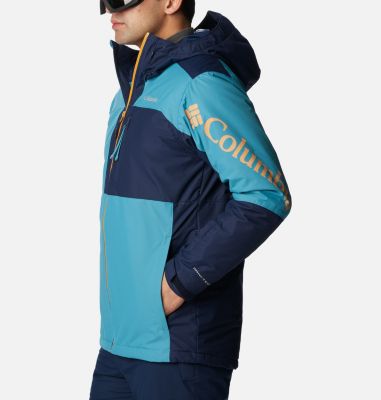 Men's Timberturner II Waterproof Ski Jacket, Color: Shasta, Collegiate Navy, image 3
