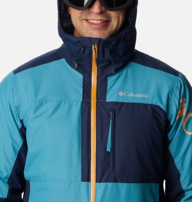 Men's Timberturner II Waterproof Ski Jacket, Color: Shasta, Collegiate Navy, image 4