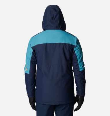 Men's Timberturner II Waterproof Ski Jacket, Color: Shasta, Collegiate Navy, image 2