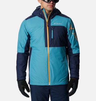 Men's Timberturner II Waterproof Ski Jacket, Color: Shasta, Collegiate Navy, image 1