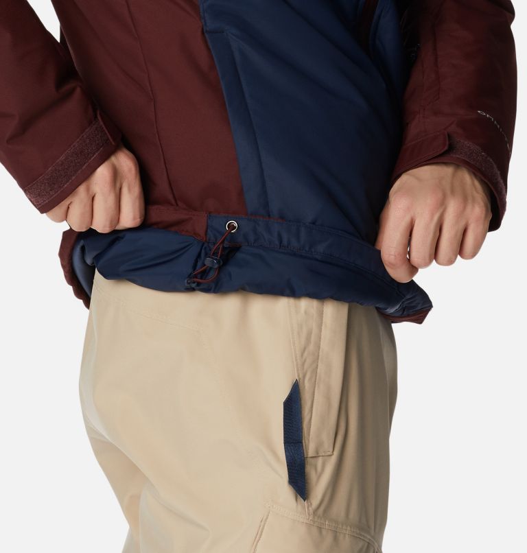 Thumbnail: Men's Timberturner II Waterproof Ski Jacket, Color: Collegiate Navy, Elderberry, image 11