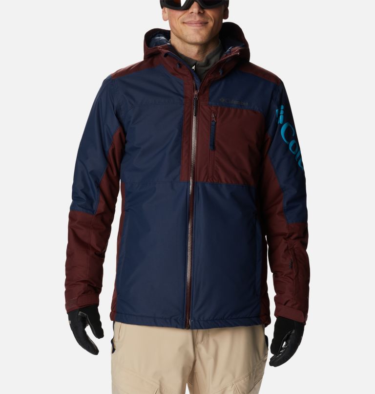Thumbnail: Men's Timberturner II Waterproof Ski Jacket, Color: Collegiate Navy, Elderberry, image 1