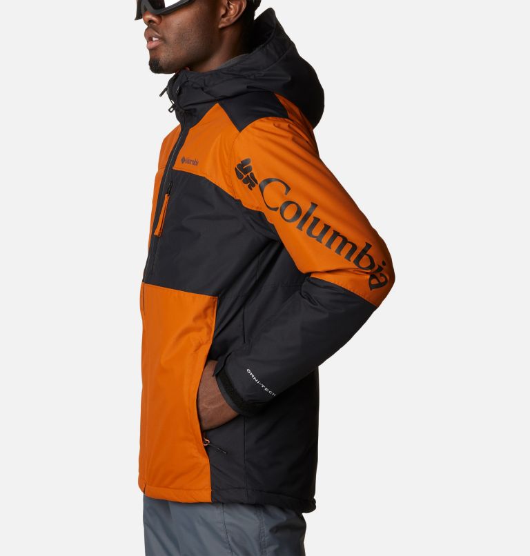 Thumbnail: Men's Timberturner II Ski Jacket, Color: Warm Copper, Black, image 3