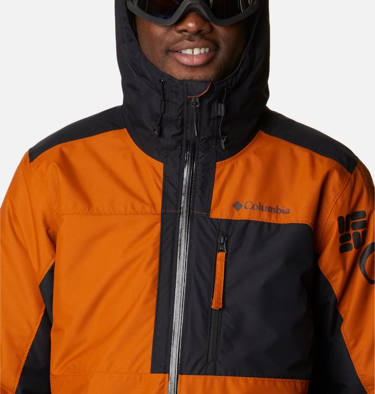 Thumbnail: Men's Timberturner II Ski Jacket, Color: Warm Copper, Black, image 4