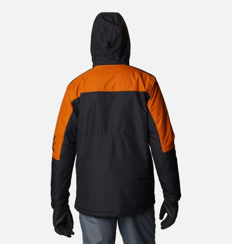 Men's Timberturner II Ski Jacket, Color: Warm Copper, Black, image 2
