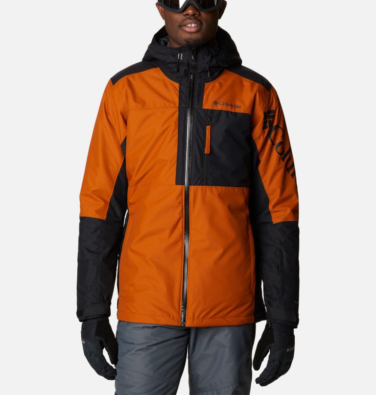 Thumbnail: Men's Timberturner II Ski Jacket, Color: Warm Copper, Black, image 1