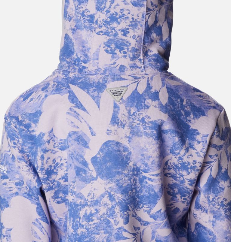 Women's PFG Slack Water French Terry Hoodie, Color: Soft Violet Skydye, image 5