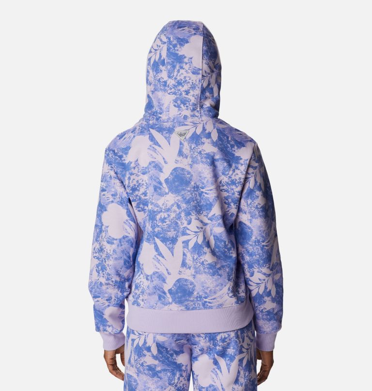 Women's PFG Slack Water French Terry Hoodie, Color: Soft Violet Skydye, image 2