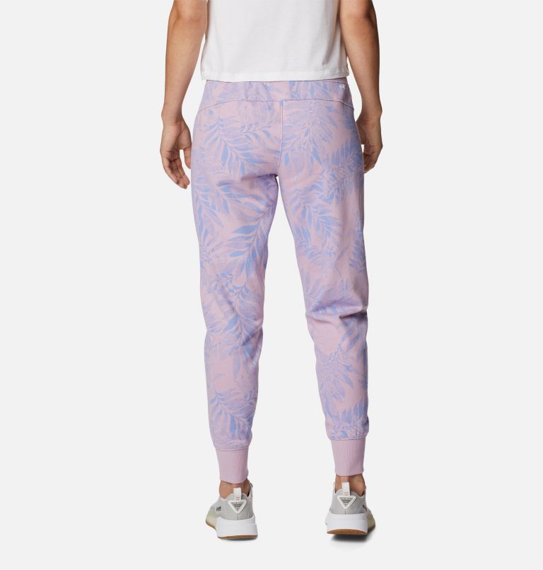Thumbnail: Women's PFG Slack Water French Terry Joggers, Color: Serenity, Palmetto Print, image 2