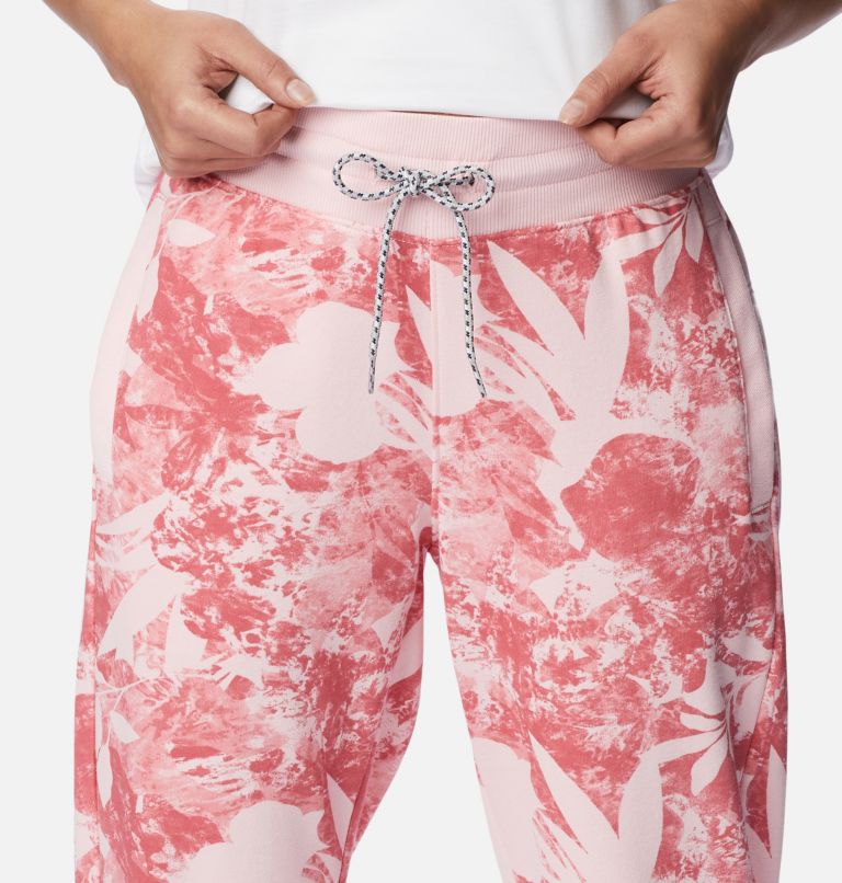Thumbnail: Women's PFG Slack Water French Terry Joggers, Color: Satin Pink Skydye, image 4