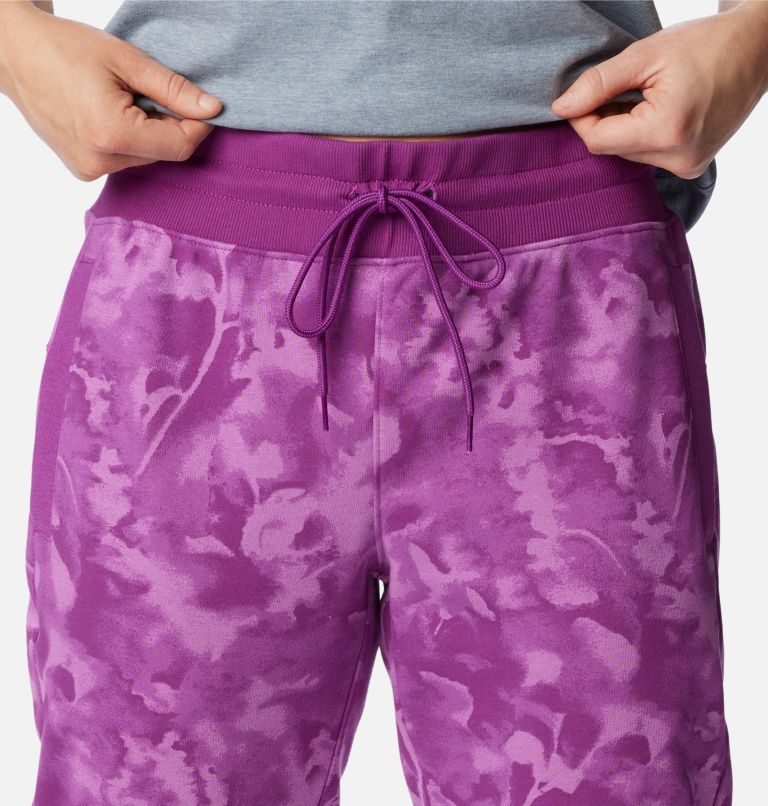 Thumbnail: Women's PFG Slack Water French Terry Joggers, Color: Berry Jam, Sunwashed, image 4