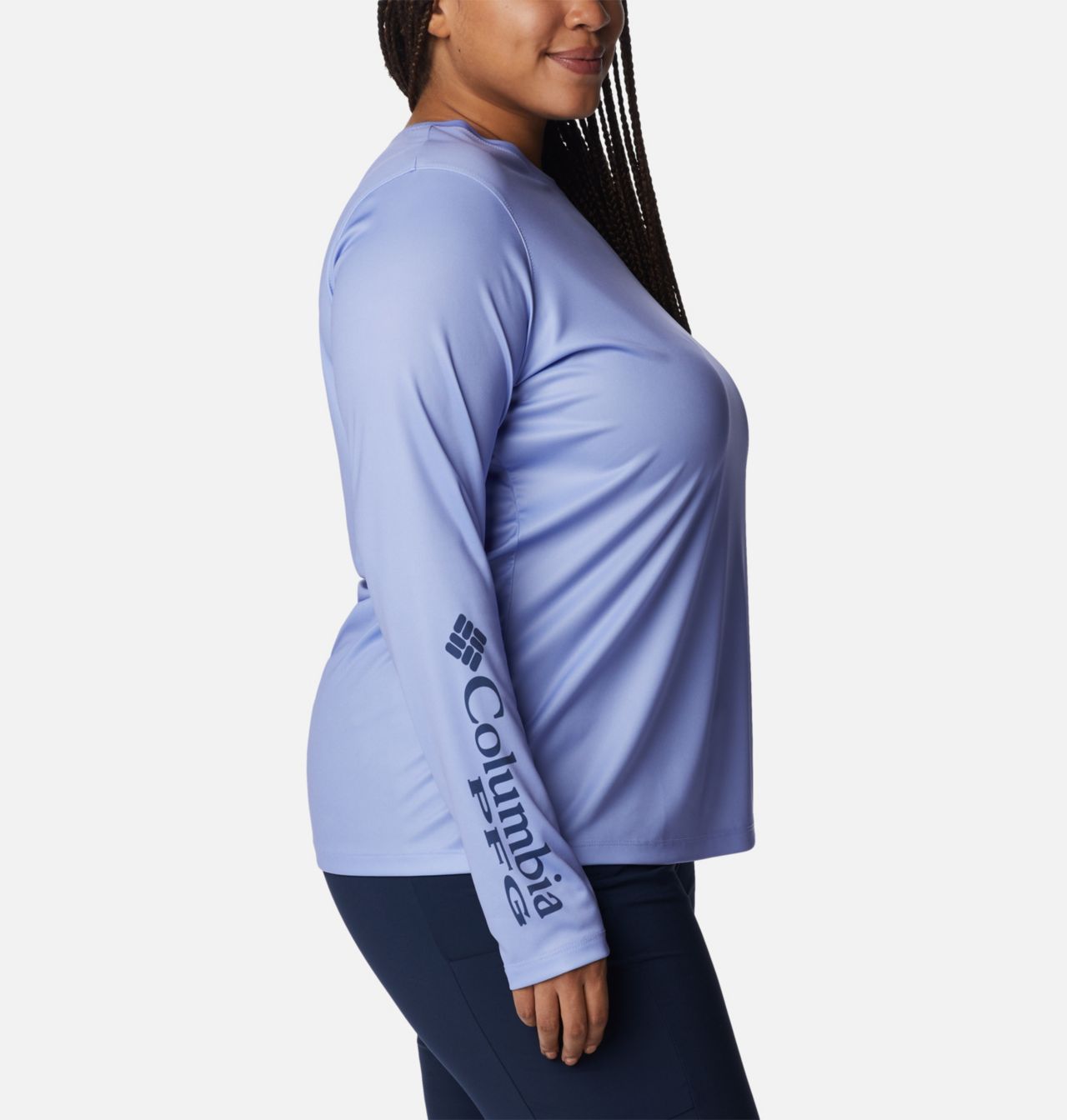 Women's PFG Tidal Tee™ Sailfish Flair Long Sleeve Shirt - Plus Size 3