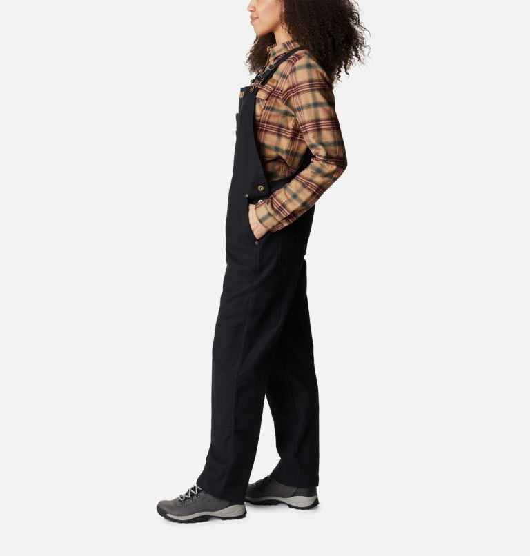 Women's PHG Roughtail Field Overalls, Color: Black, image 3