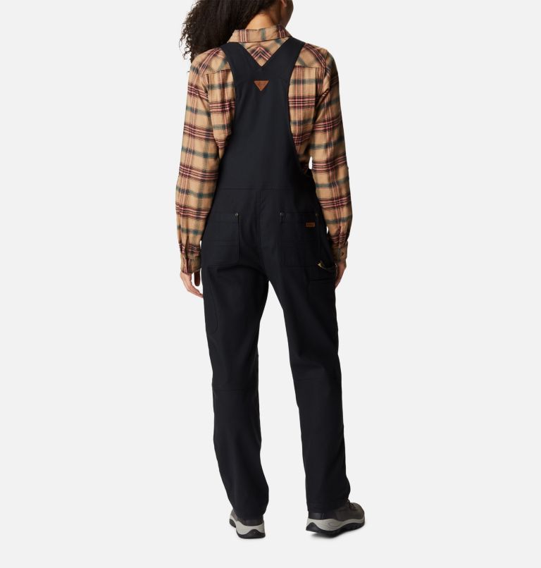 Women's PHG Roughtail Field Overalls, Color: Black, image 2