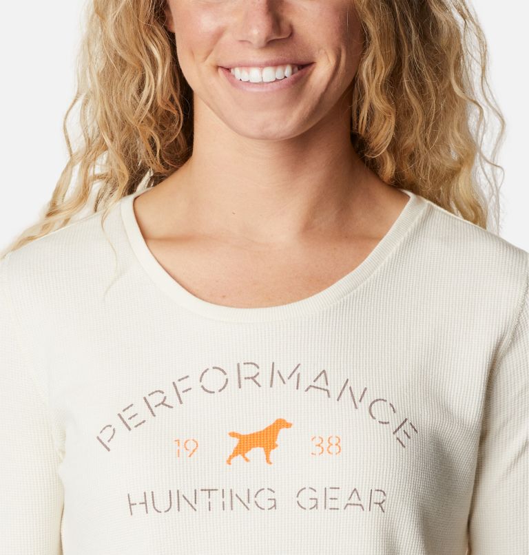 Haut PHG Roughtail University Waffle Femme, Color: Chalk, Iron Brittany, image 4