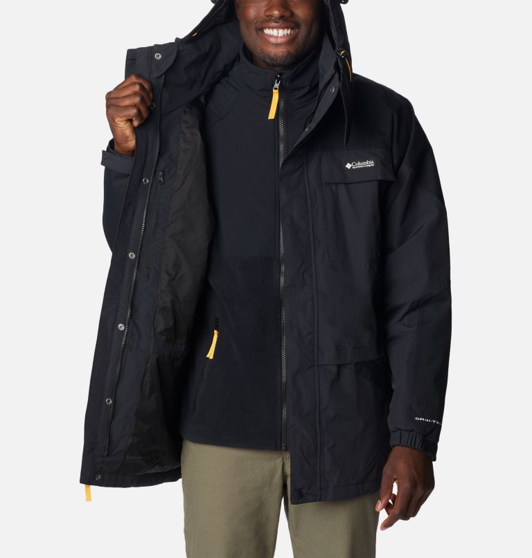 Thumbnail: Men's Ballistic Ridge Interchange Jacket, Color: Black, image 10