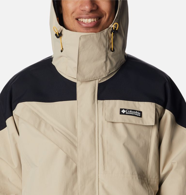 Men's Ballistic Ridge Interchange Jacket, Color: Ancient Fossil, Black, image 4