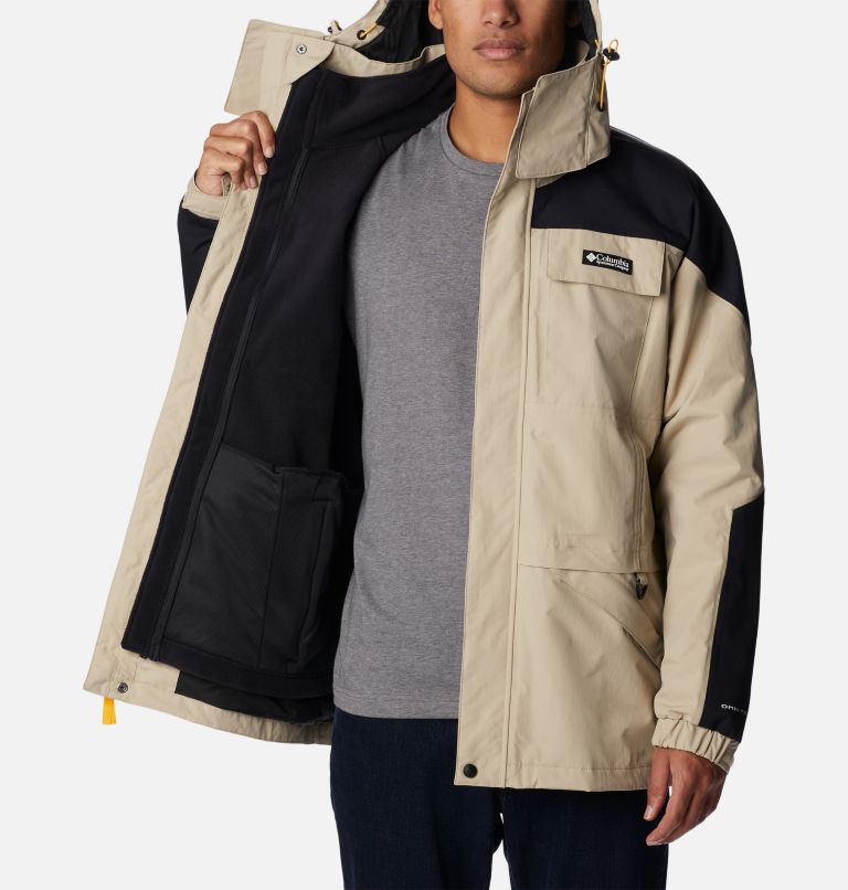 Men's Ballistic Ridge Interchange Jacket, Color: Ancient Fossil, Black, image 5