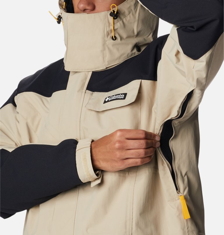 Men's Ballistic Ridge Interchange Jacket, Color: Ancient Fossil, Black, image 8