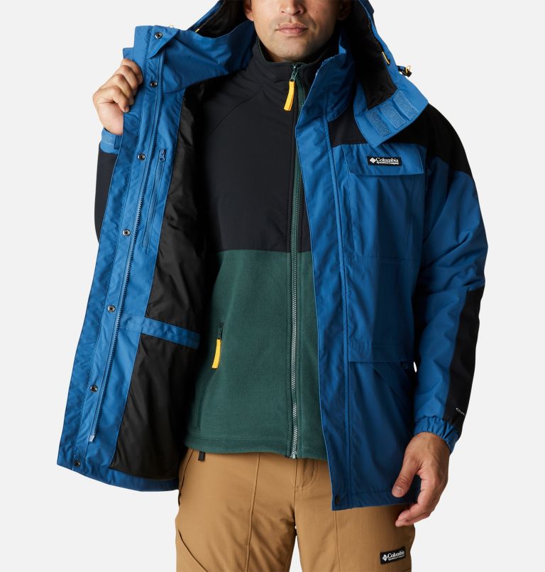 Thumbnail: Men's Ballistic Ridge Interchange Jacket, Color: Impulse Blue, Black, image 5