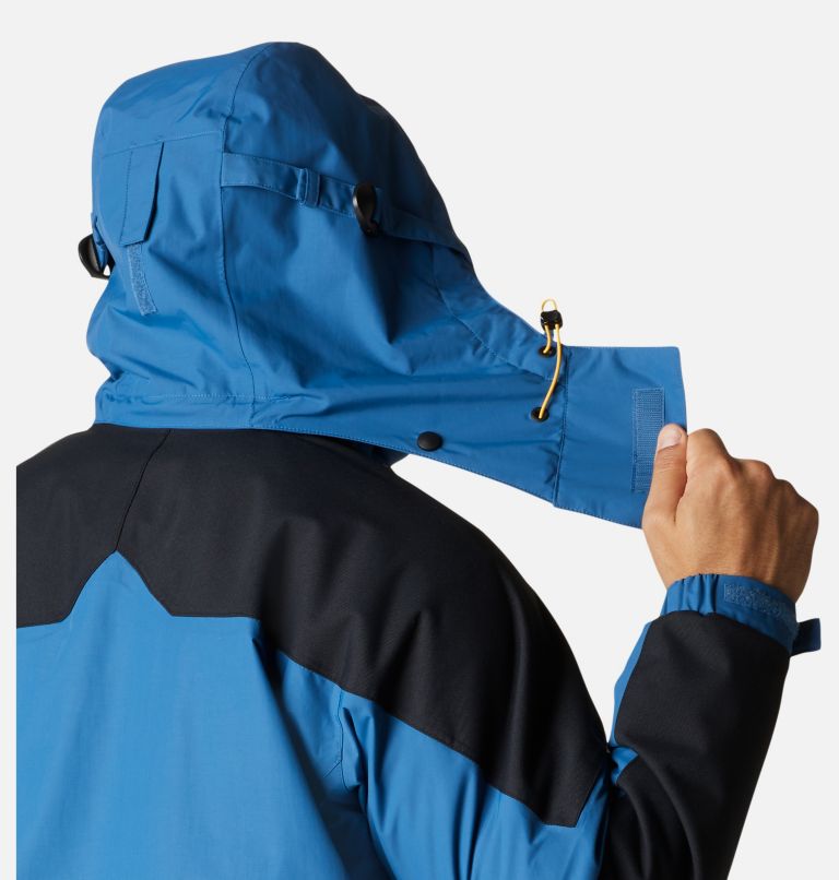 Thumbnail: Men's Ballistic Ridge Interchange Jacket, Color: Impulse Blue, Black, image 7