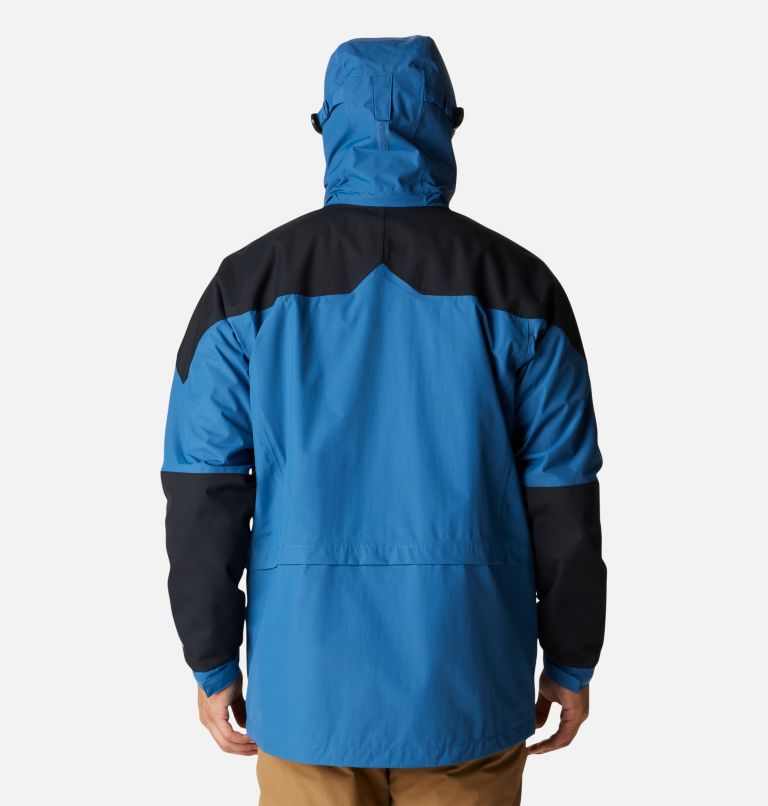 Men's Ballistic Ridge Interchange Jacket, Color: Impulse Blue, Black, image 2