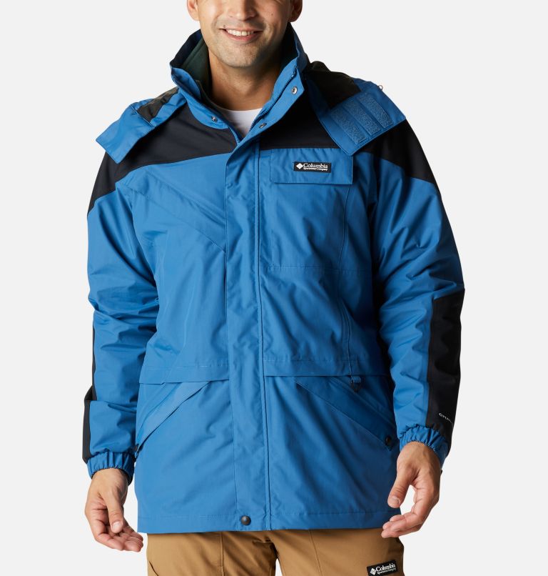 Men's Ballistic Ridge Interchange Jacket, Color: Impulse Blue, Black, image 1