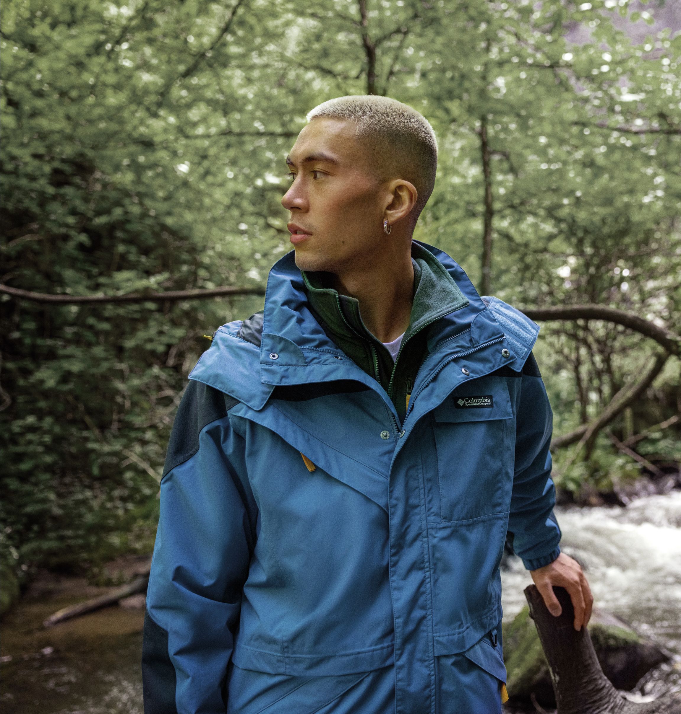 Columbia Ballistic Ridge Interchange Jacket - Impulse Blue / Black