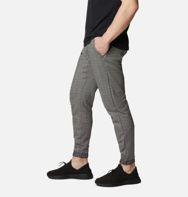 Men's Columbia Lodge III Joggers, Color: City Grey Herringbone, image 3