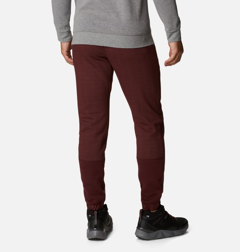 Men's Columbia Lodge III Joggers, Color: Elderberry Herringbone, image 2