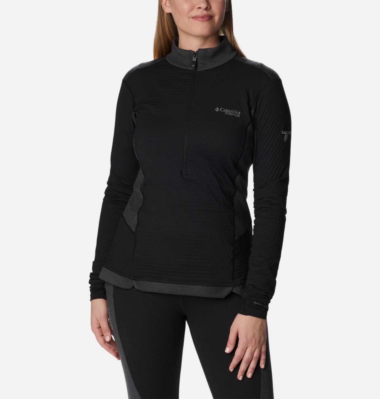 Haut avec zip 1/4 Titan Pass™ Helix™ Femme 1