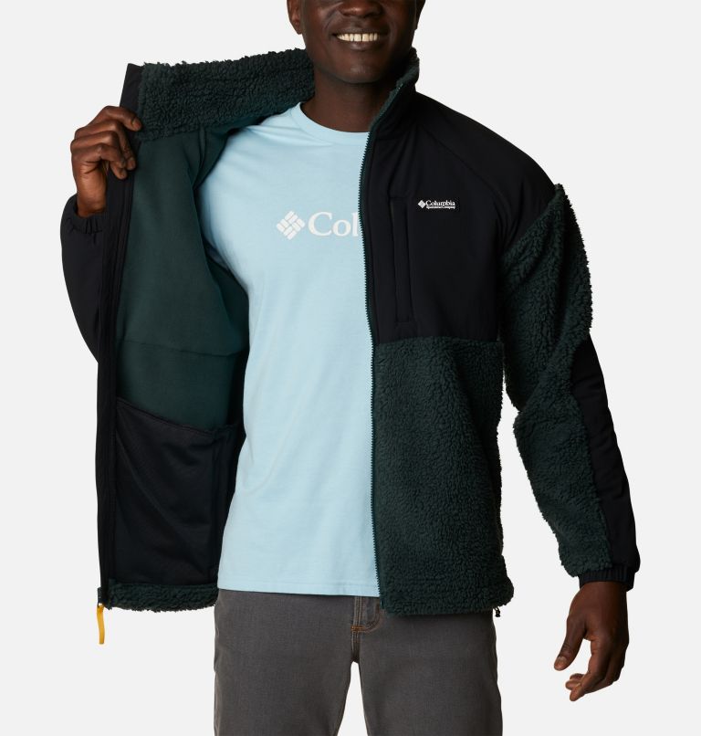 Ballistic Ridge Fleece Jacke für Männer, Color: Spruce, Black, image 5