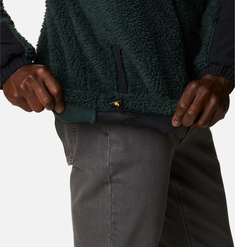 Men's Ballistic Ridge Fleece Jacket, Color: Spruce, Black, image 7