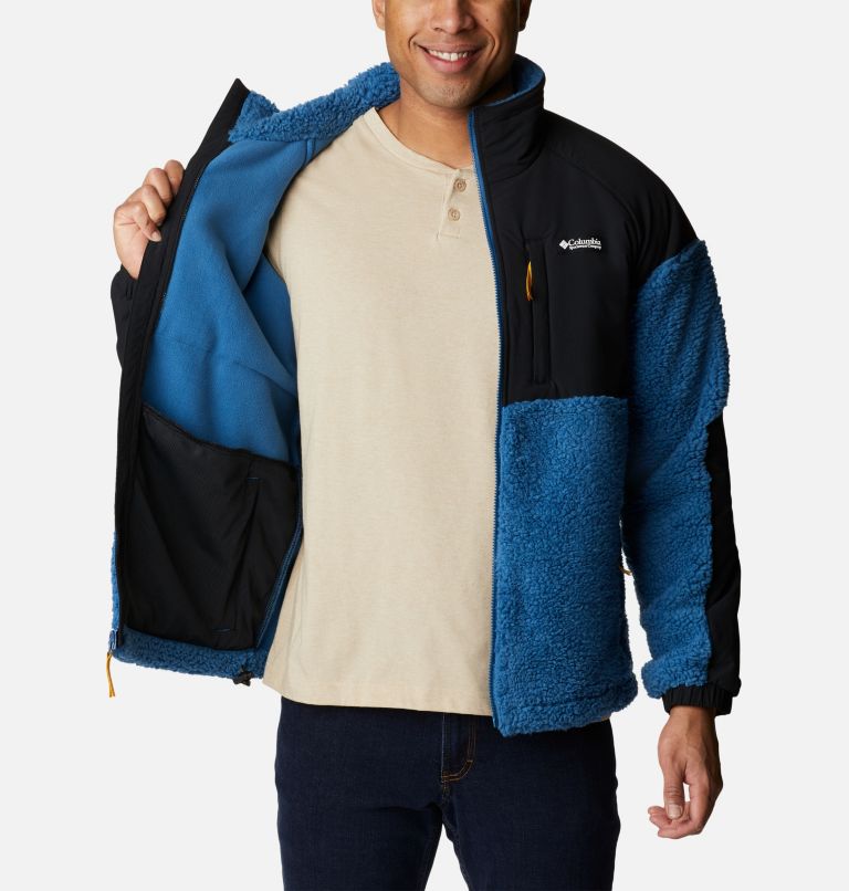Ballistic Ridge Fleece Jacke für Männer, Color: Impulse Blue, Black, image 5