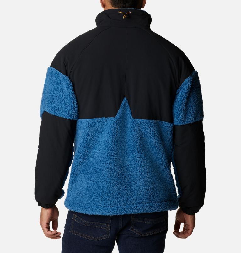 Veste Polaire Sherpa Ballistic Ridge Homme, Color: Impulse Blue, Black, image 2